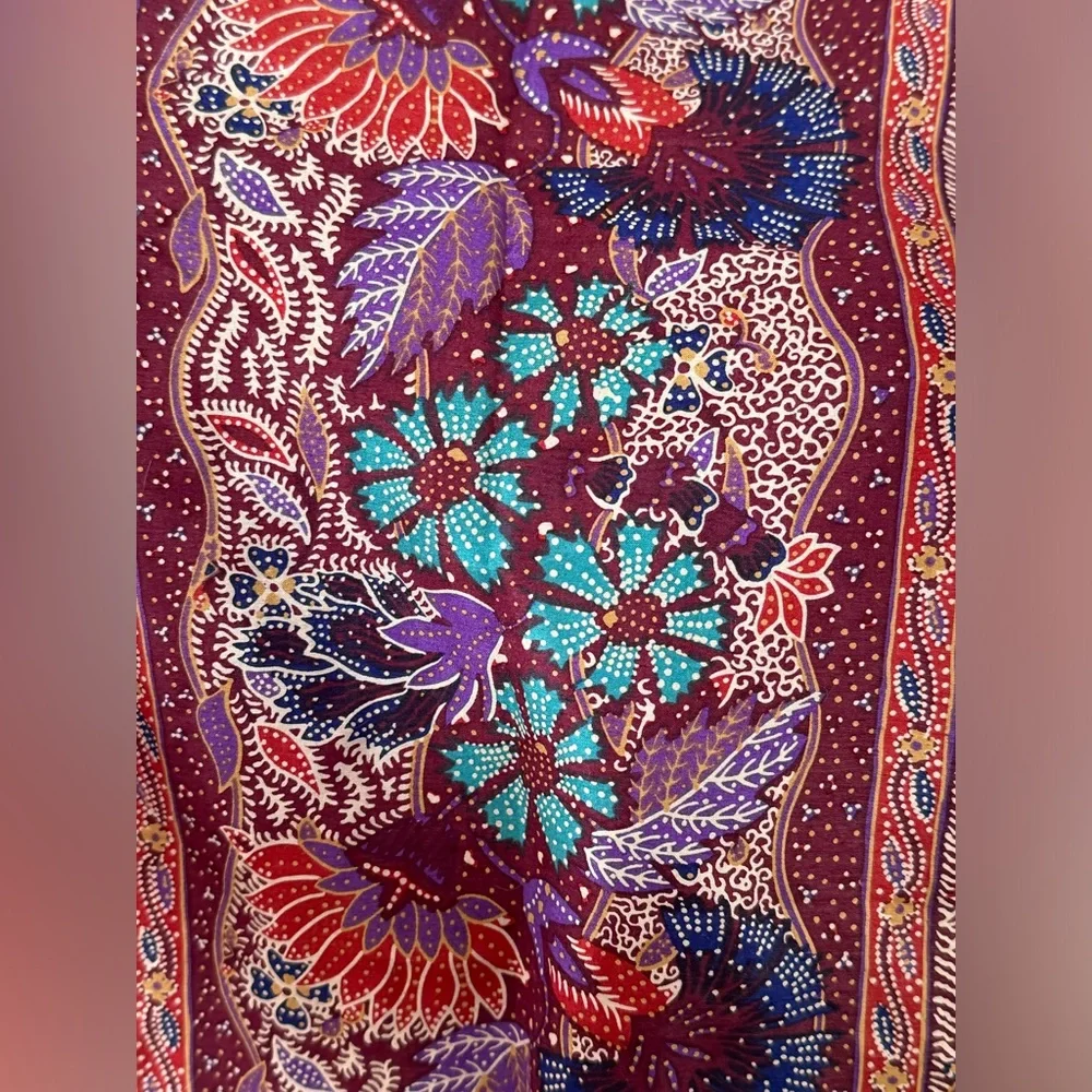 Liz Claiborne Scarf 7”x52” Likely Silk - Picture 3 of 6